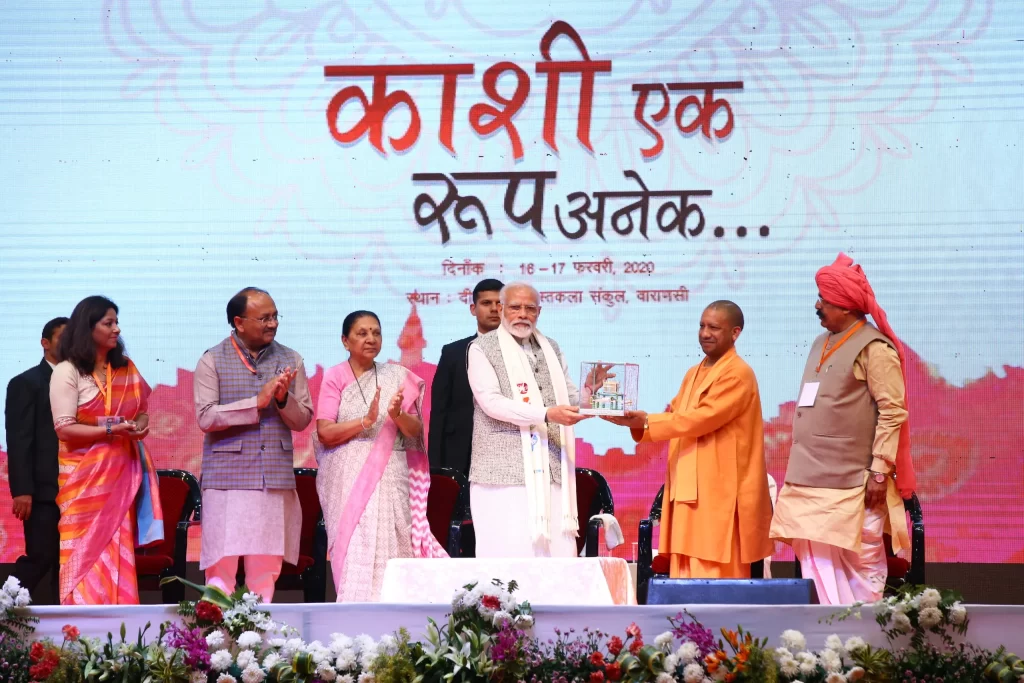 Participation of PM Narendra Modi and CM Yogi Adityanath, who graced the occasion with their vision for Varanasi’s development.